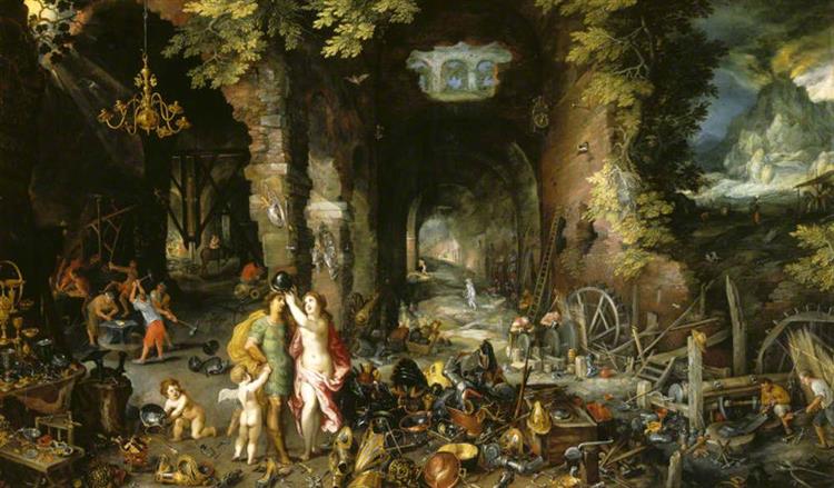 The Four Elements, Fire - Jan Brueghel the Younger