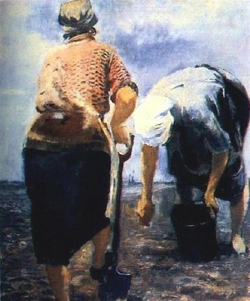 Сажают картофель, 1943 - Юрий Пименов