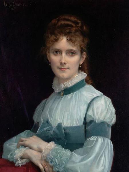 Portrait of Miss Fanny Clapp, 1881 - Александр Кабанель