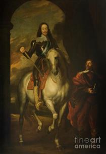 Charles I On Horseback - Anthony van Dyck