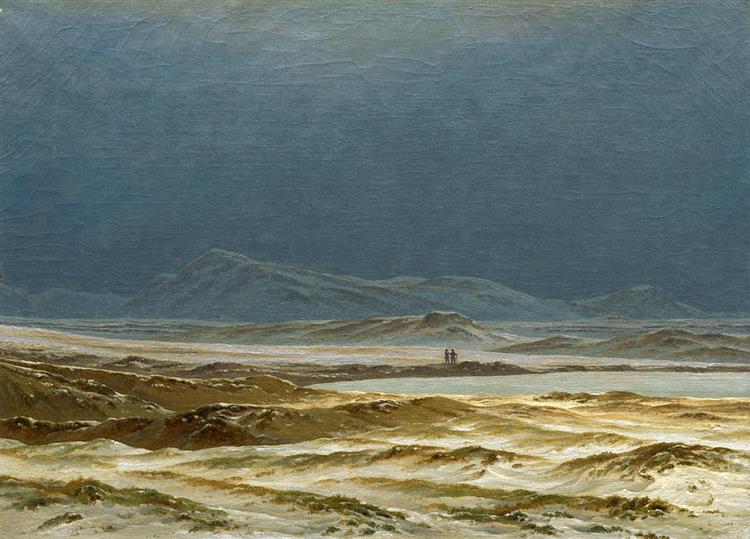A Northern Spring Landscape, 1825 - 弗里德里希