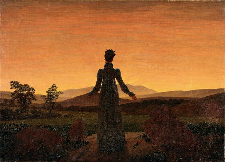 Woman Before the Rising Sun, 1818 - 1820 - 弗里德里希