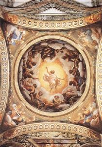 The Vision of St. John on Patmos - Antonio da Correggio
