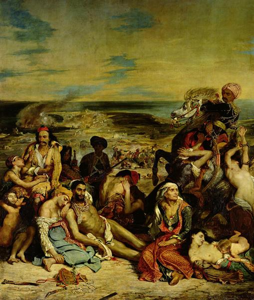 La matanza de Quíos, 1824 - Eugène Delacroix
