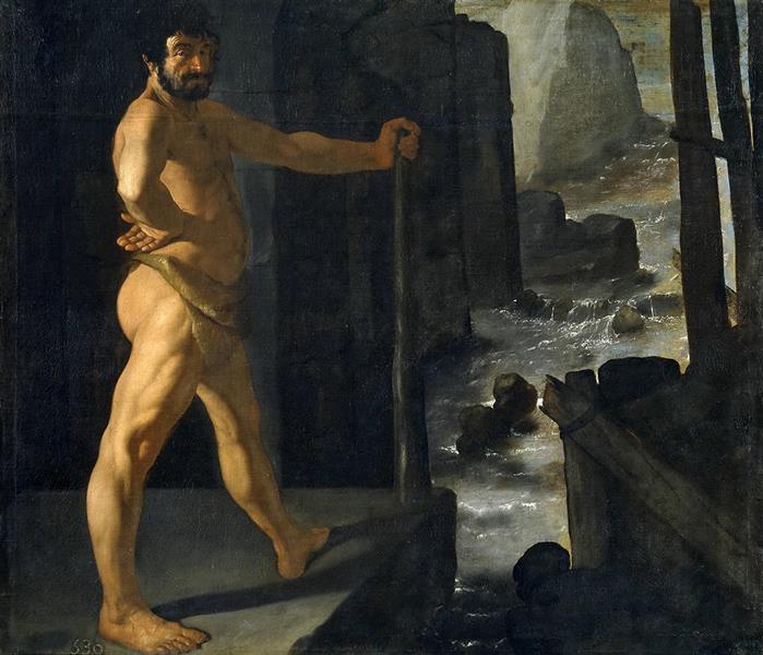 Hercules Diverts the River Alpheus - Франсиско де Сурбаран