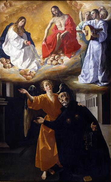 Видение Св. Альфонсо Родригеса, 1633 - Франсиско де Сурбаран