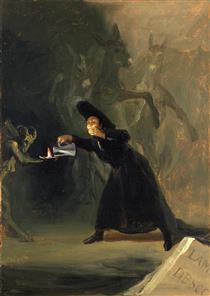 A Scene from The Forcibly Bewitched - Francisco Goya