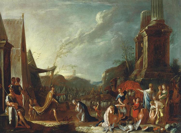 Solomon and the Queen of Sheba - Иоганн Генрих Шёнфельд