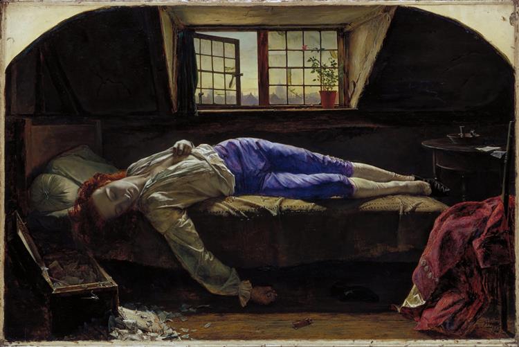 Death of Chatterton, 1856 - Генри Уоллис