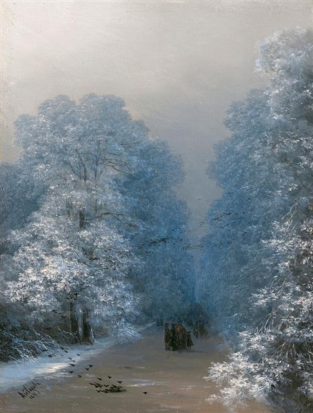 Winter Landscape - 伊凡·艾瓦佐夫斯基