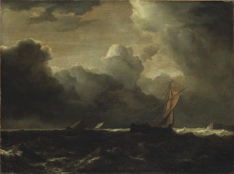 Stormy Sea - Якоб Исаакс ван Рёйсдал