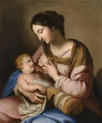Virgin and child - Jacques Stella
