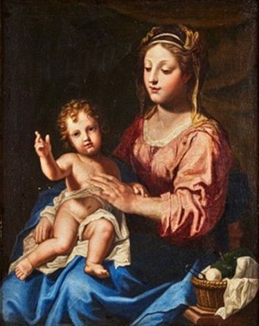 The Virgin and Child - Jacques Stella