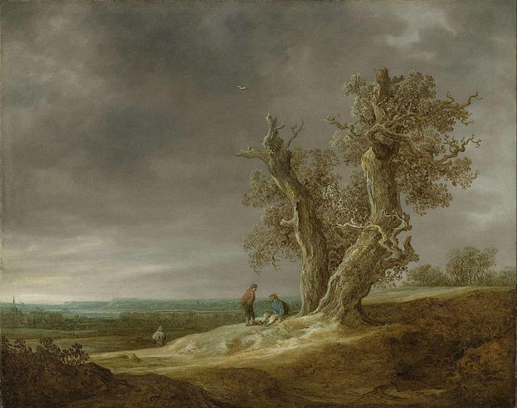 Landscape with Two Oaks, 1641 - Jan van Goyen