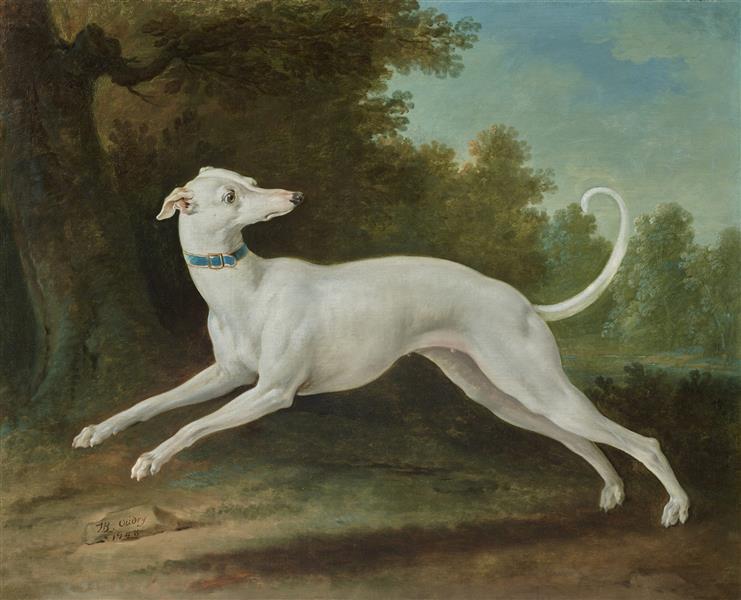 White Greyhound - Jean-Baptiste Oudry