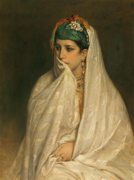 Jew woman from Tangier, 1874 - Jean Francois Portaels