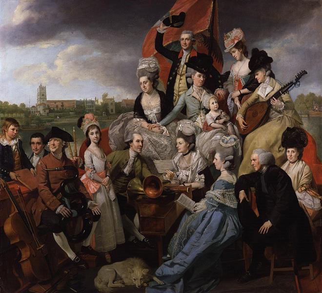 The Sharp Family, 1780 - Johan Zoffany