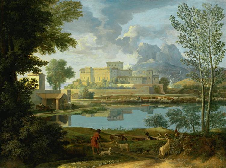 Landscape with a Calm, 1650 - Ніколя Пуссен
