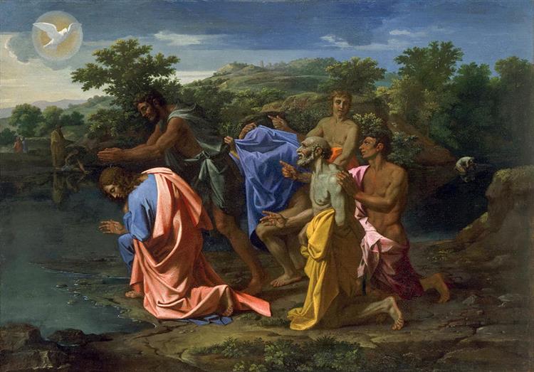The Baptism of Christ - Nicolas Poussin