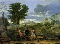 Autumn (The Spies with the Grapes of the Promised Land) - Nicolas Poussin