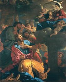 L'Apparition de la Vierge à saint Jacques le Majeur - Nicolas Poussin