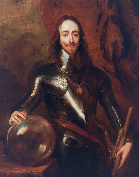 Portrait of Charles I King of England - Antoine van Dyck