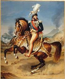 Equestrian Portrait of Joachim Murat - Антуан-Жан Гро