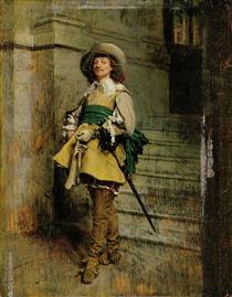 A Cavalier. Time of Louis III - Ernest Meissonier