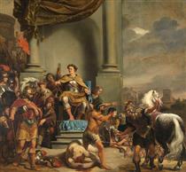 Consul Titus Manlius Torquatus Orders the Beheading of His Son - Ferdinand Bol