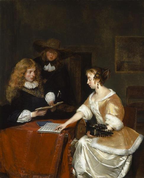 The Music Party, c.1670 - Gerard ter Borch