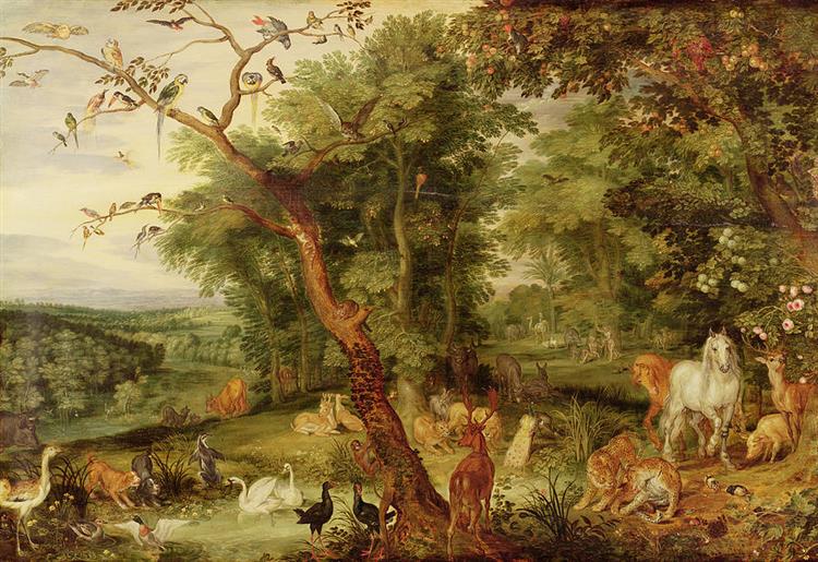 The Garden of Eden - Jan Brueghel, o Velho