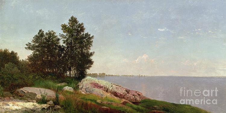 Long Island Sound at Darien - John Frederick Kensett