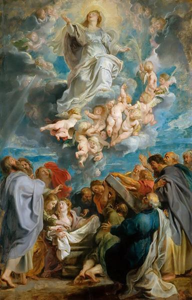 Assumption of Virgin, 1620 - Pierre Paul Rubens