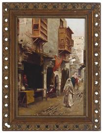 Middle Eastern street scene - Rubens Santoro