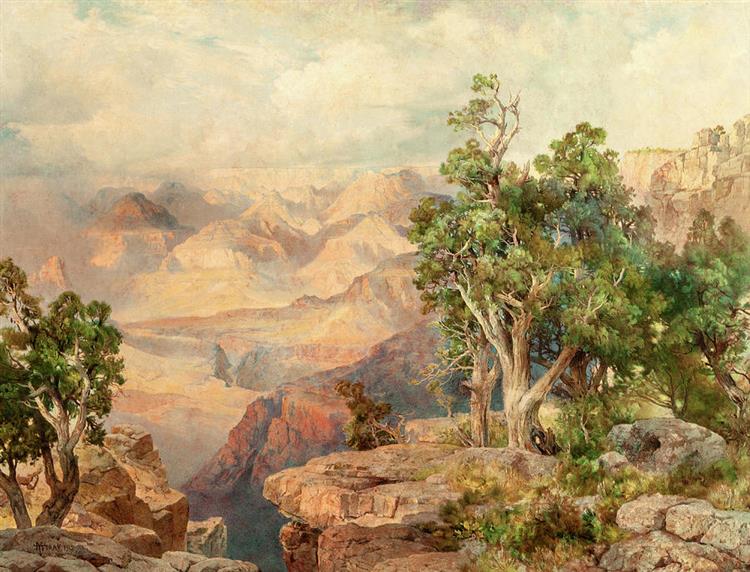 Grand Canyon from Hermit Rim Road - Thomas Moran