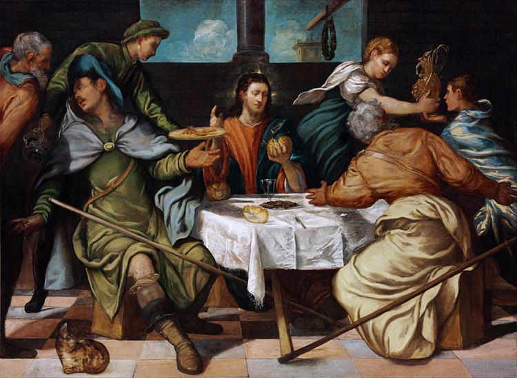 The Supper at Emmaus - Тінторетто
