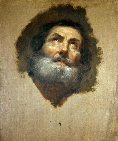 The Head of An Apostle - Anton Raphael Mengs
