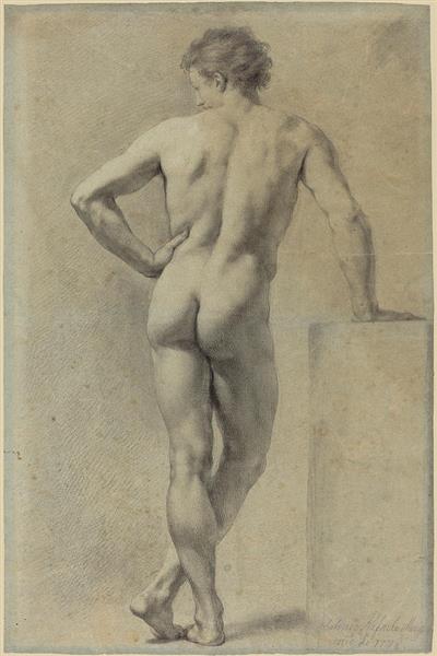 Male Nude Study - Anton Raphael Mengs