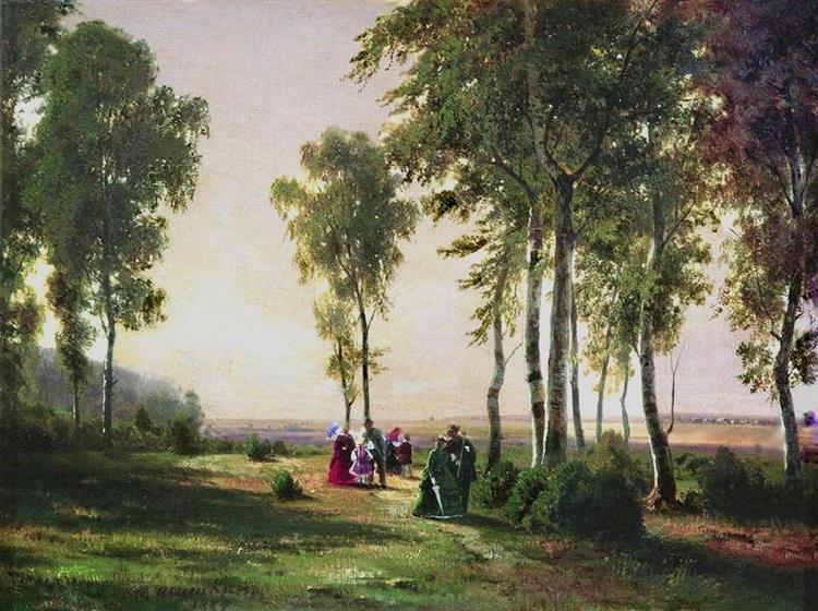 Promenading in the Forest, 1869 - Ivan Shishkin