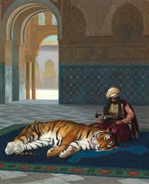 Le Tigre Et Le Gardien - Jean-Léon Gérôme