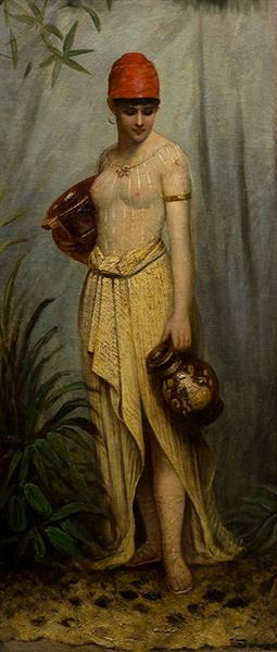 Egyptian woman, c.1880 - Egisto Ferroni