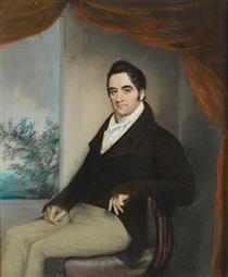 Portrait of a gentleman - James Sharples