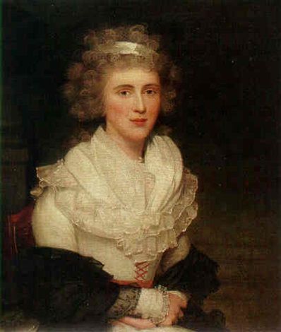 A portrait of Mrs MacDonald - Lemuel Francis Abbott