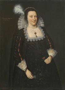 Portrait of Lady Margaret Livingstone, 2nd Countess of Wigtown - Adam de Colone
