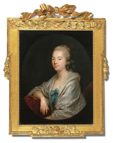 Portrait von Anna Margaretha Hegner - Anton Graff