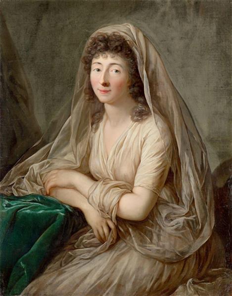 Portrait of Duchess Dorothea von Courland - Anton Graff