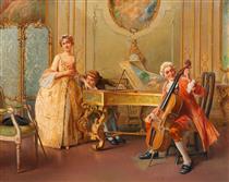 Rococo Music Scene - Antonio Zoppi