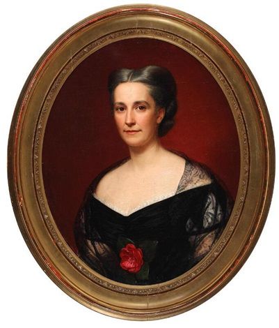 Portrait of Countess Knut - August Schiøtt