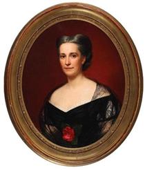 Portrait of Countess Knut - August Schiøtt