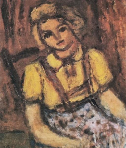 Sárga Blúzos Lány, 1945 - Bela Czobel
